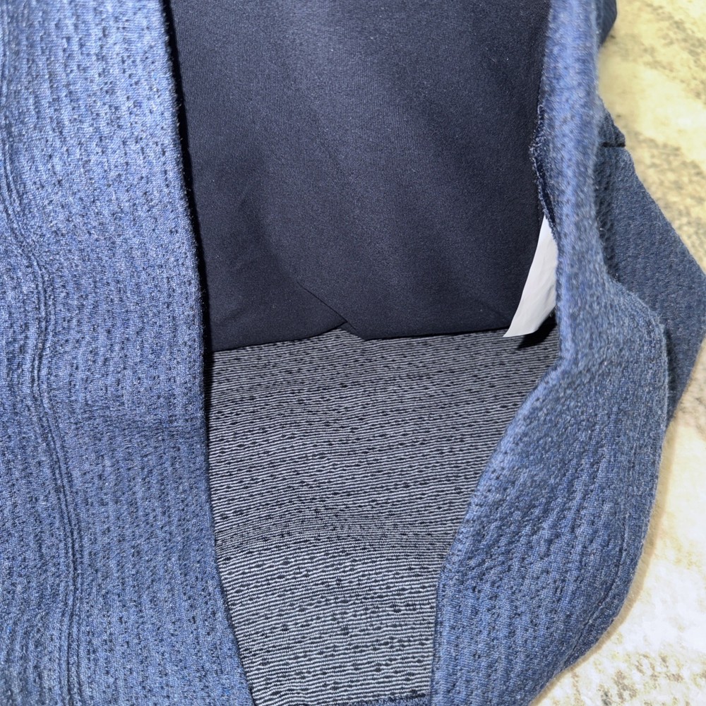 MEN'S 1/4 Zip pullover SMALL light navy NWT