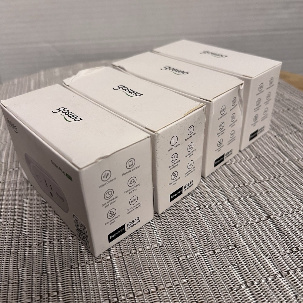 Gosund 4Pack Smart Plug Wifi Switch Socket Outlet Work W/ Alexa Google Assistant