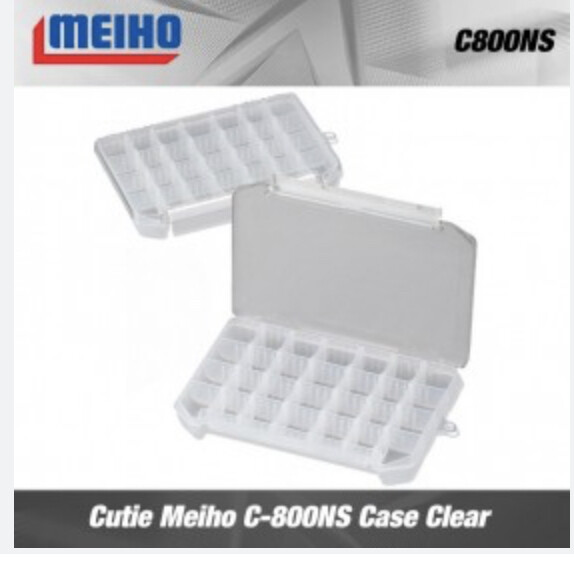 Meiho Clear Case Compartment Storage Hook Bead Box
