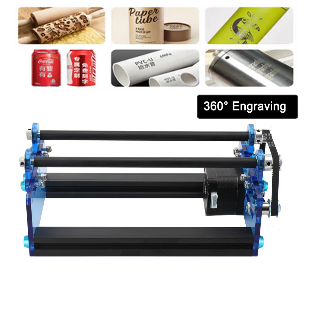 Laser Rotary Roller Engraver Y-axis Rotary Roller 5 Level Adjustable.