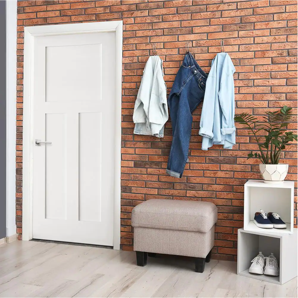 3 Panel Flat Primed Mission Shaker Stile & Rail Solid Core Door Slabs 7ft Height