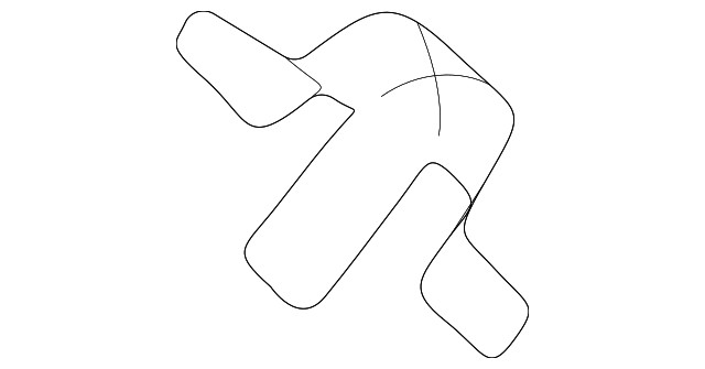 Genuine GM Rear Body Panel Side Bracket 42690494