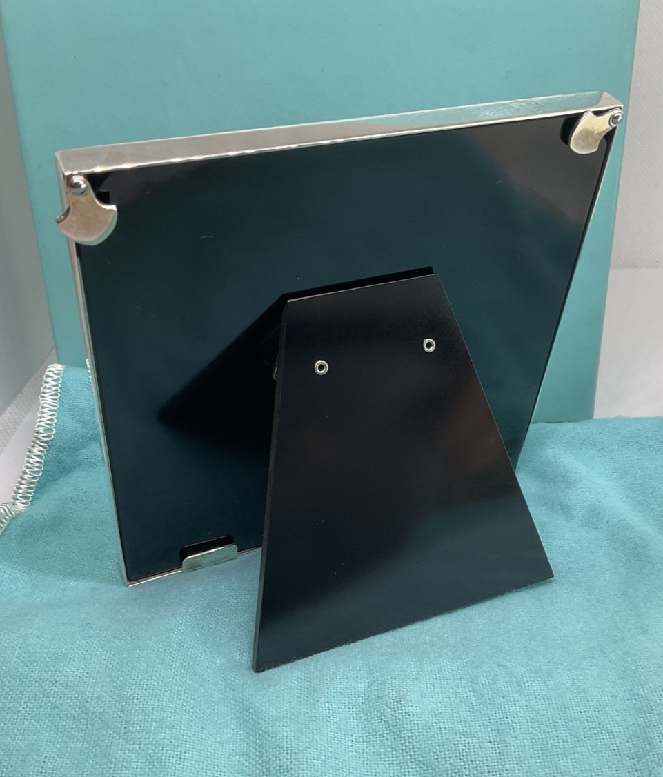 Tiffany & Co Sterling Silver 925 Balloons and Bear Photo Frame Orig Box Pouch