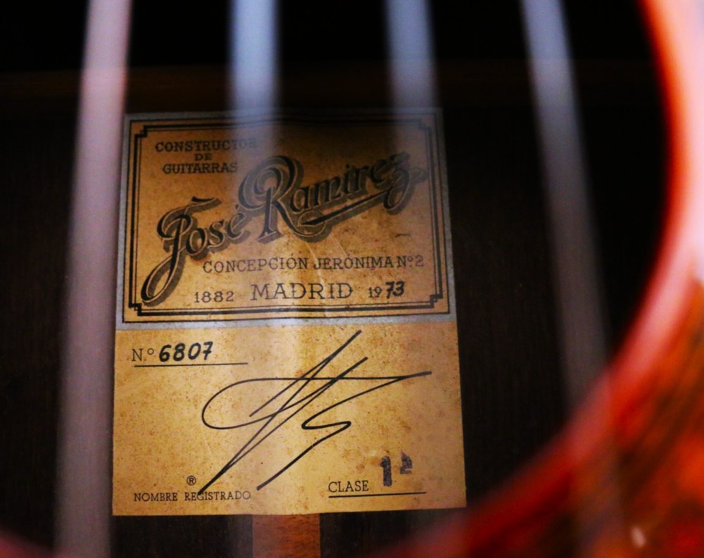 Vintage Ramirez 1A classical guitar 1973