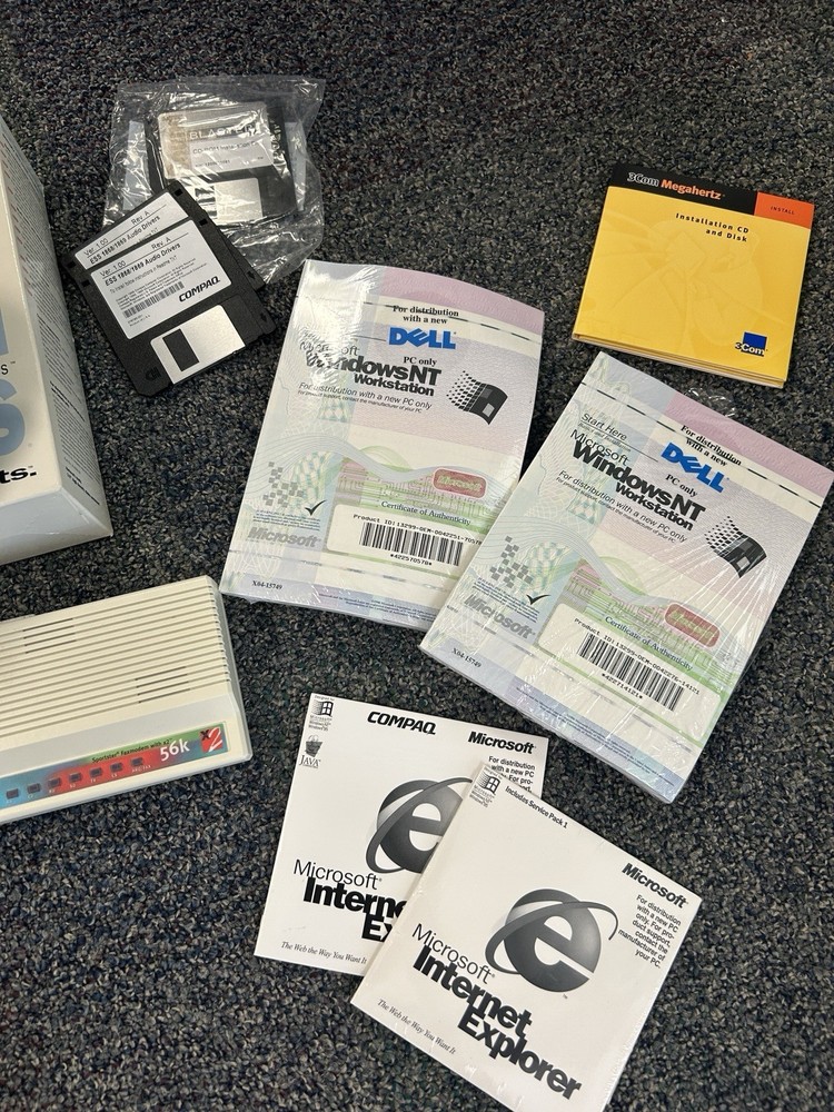 Vintage Computer Grab Bag Explorer Install/ Sound Blaster/ Harvard Graphics