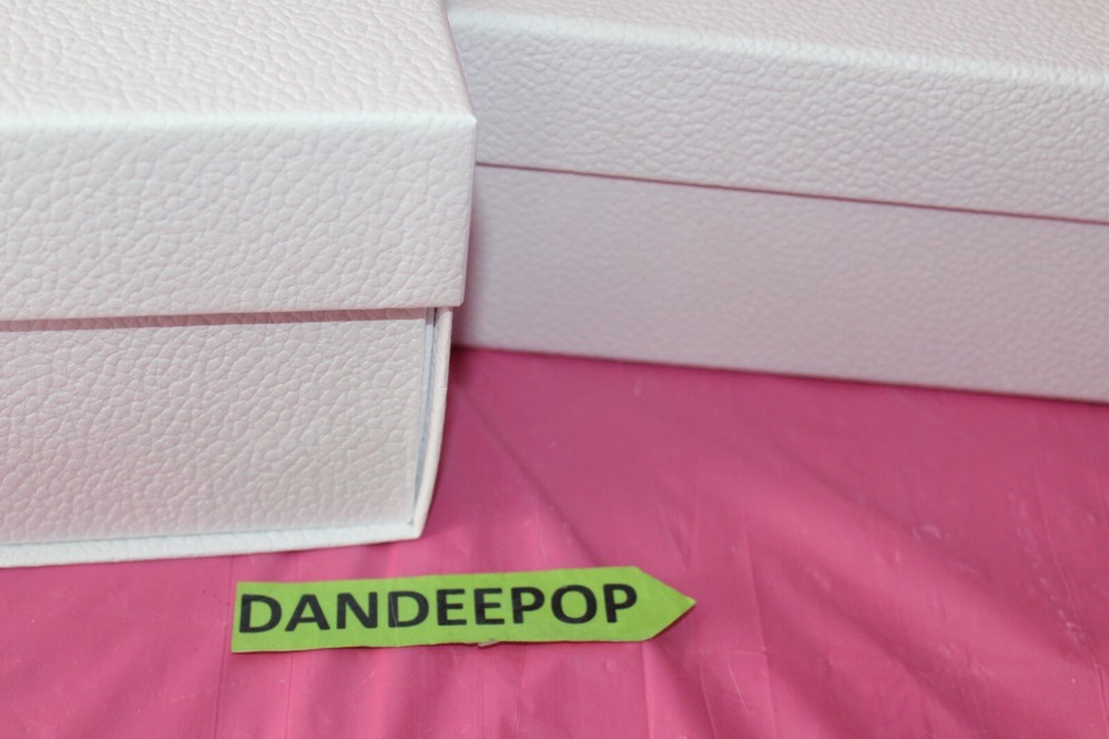 2 Dior Luxury Empty Gift Boxes With White Lettering