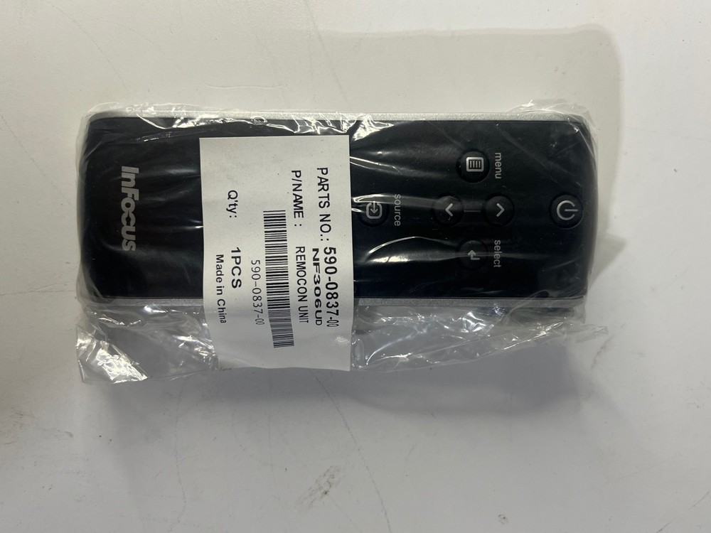 ONE (1) INFOCUS Projector Remote Control NF306UD 590-0837-00 (NEW)