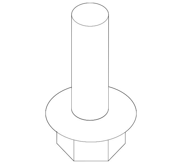 Genuine Ford Valance Panel Bolt W713519-S900