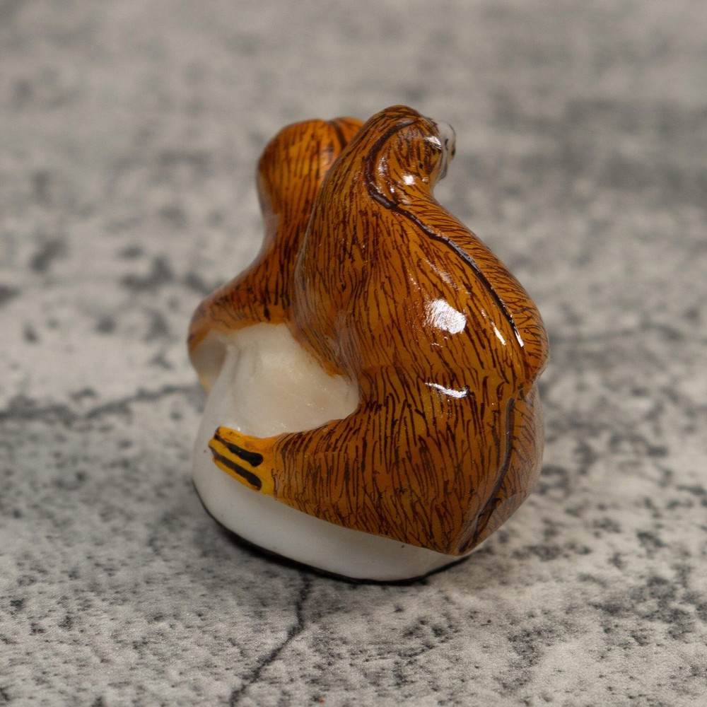 Sloth With Cub Tagua Carving