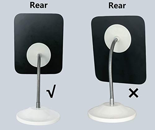 Adjustable White(flexible Makeup Mirror With Stand) 6.5"L x 5.3"W(Medium)