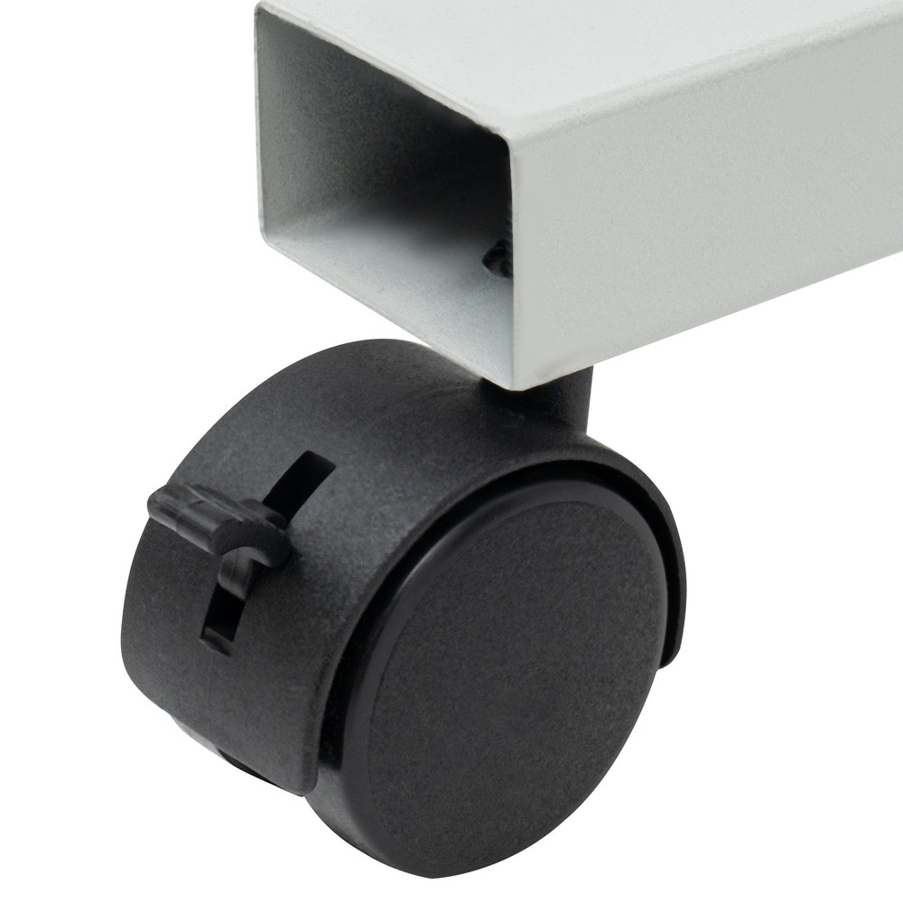 Mobile Standing Desk Adjustable Height Computer Rolling Laptop Cart Work Table