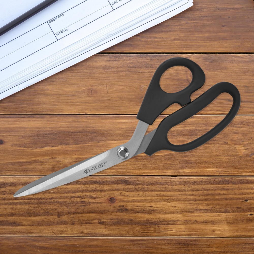 9" Multipurpose Scissors All Purpose Plus Bent Stainless Steel Sewing
