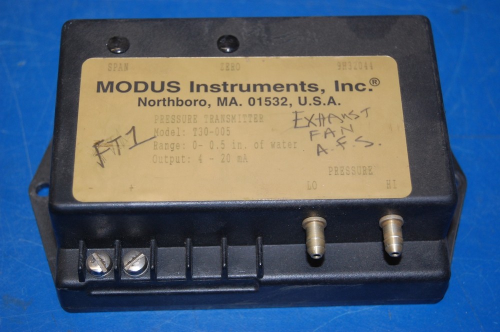 Modus Instruments Inc. Pressure Transmitter Model T30-005