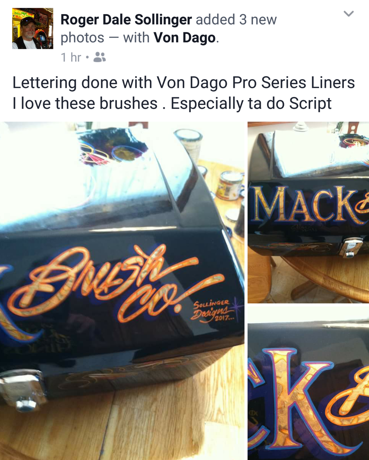 # 6 Lettering Outlining Brush by Andrew Mack - Von Dago "PRO SERIES"