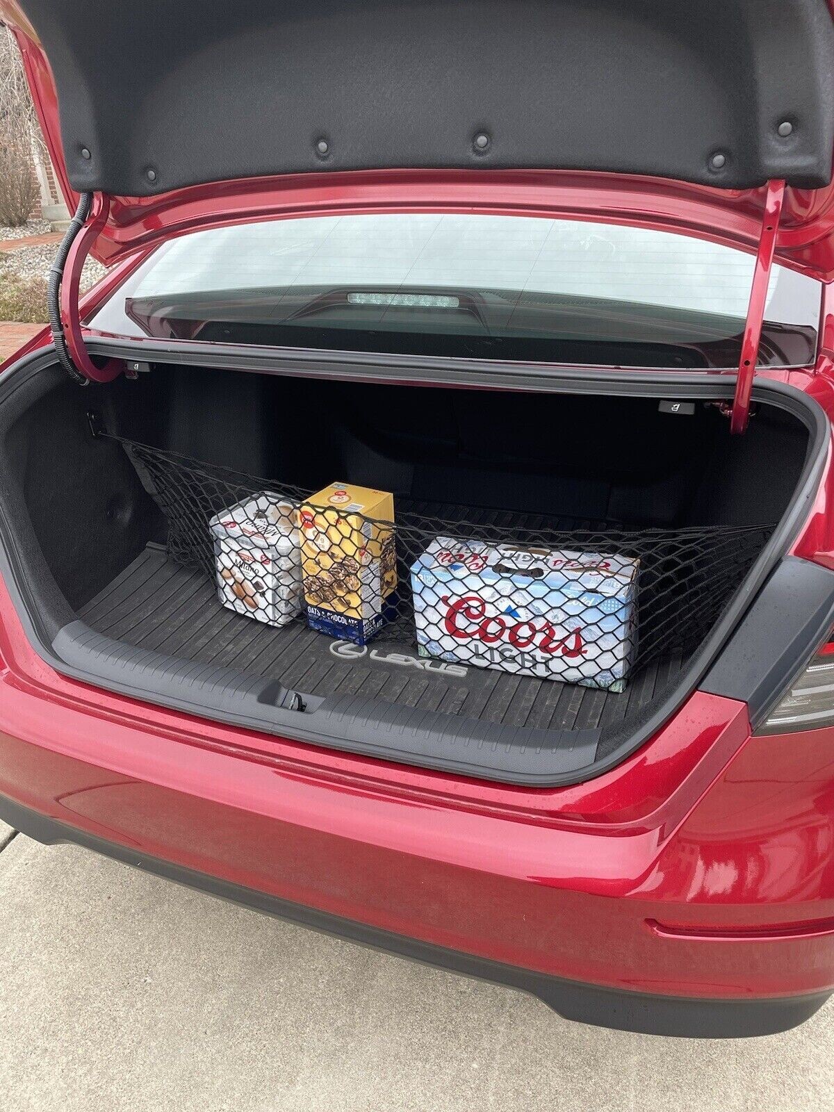 Rear Trunk Envelope Style Mesh Cargo Net for HONDA ACCORD 2023-2024 Brand New