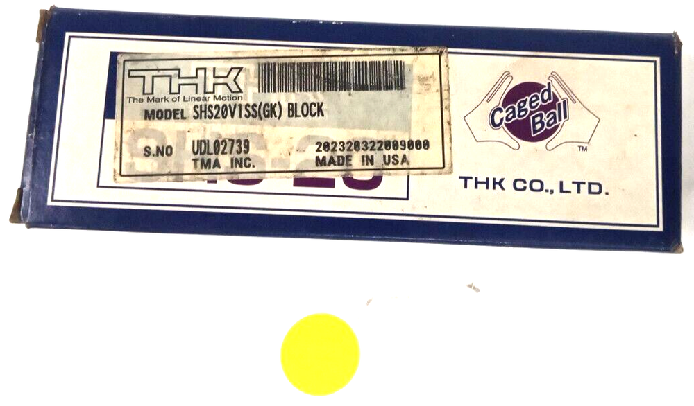 THK LINEAR GUIDE SHSZ0V1SS (GK) BLOCK 4 WAY SHS BLOCK (NEVER-OPENED)