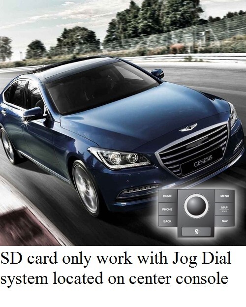 2017 Genesis G80 Premium with Joy Dial Control Navigation DATA SD Card USA Map