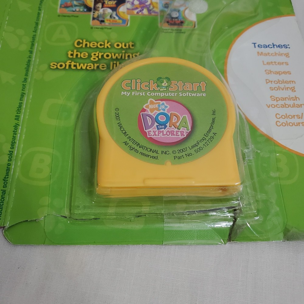 LeapFrog ClickStart My First Computer software cartridge featuring Dora