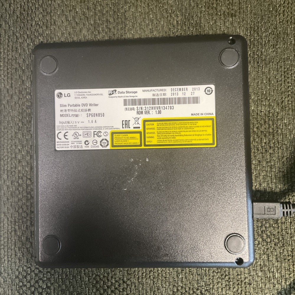 USB External Floppy Disk Drive For Mac MACALLY & LG Slim DVD Writer