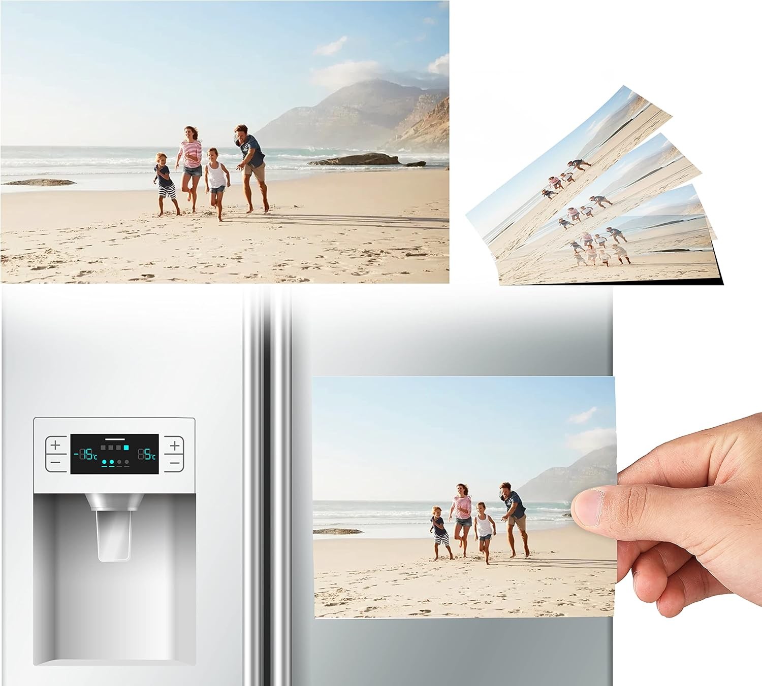 Mr. Pen- Adhesive Magnetic Sheets, 8" x 10", 4 Pack, Magnetic Sheet, Magnetic Pa