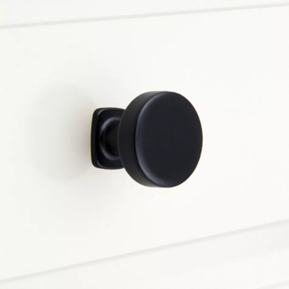Pride Decor, 1-1/4 Inch Diameter (32mm) Flat Top Knobs, Manhattan Cabinet Knob.