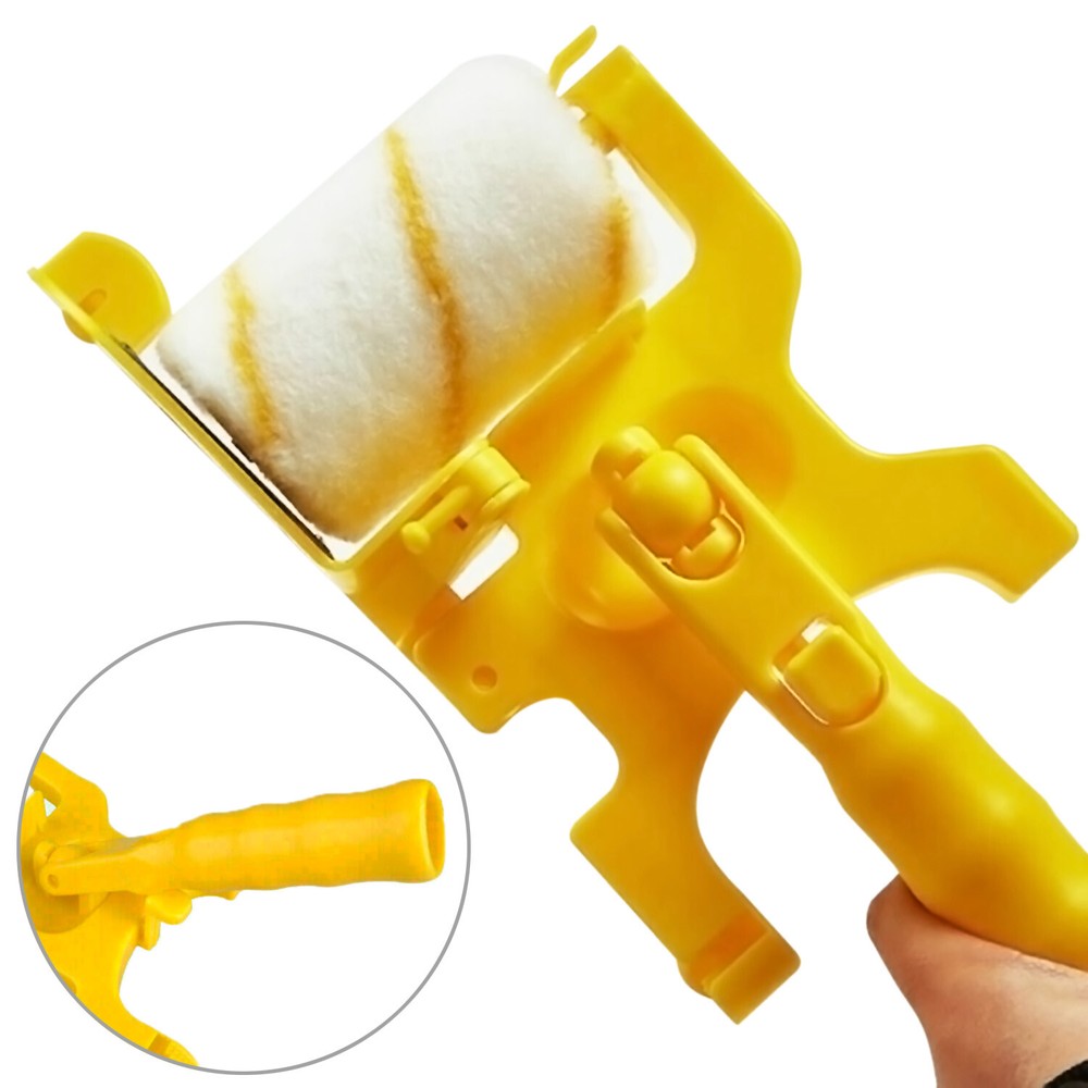 Multifunctional Clean-Cut Paint Edger Roller Brush Safe Tool for Wall Ceiling US