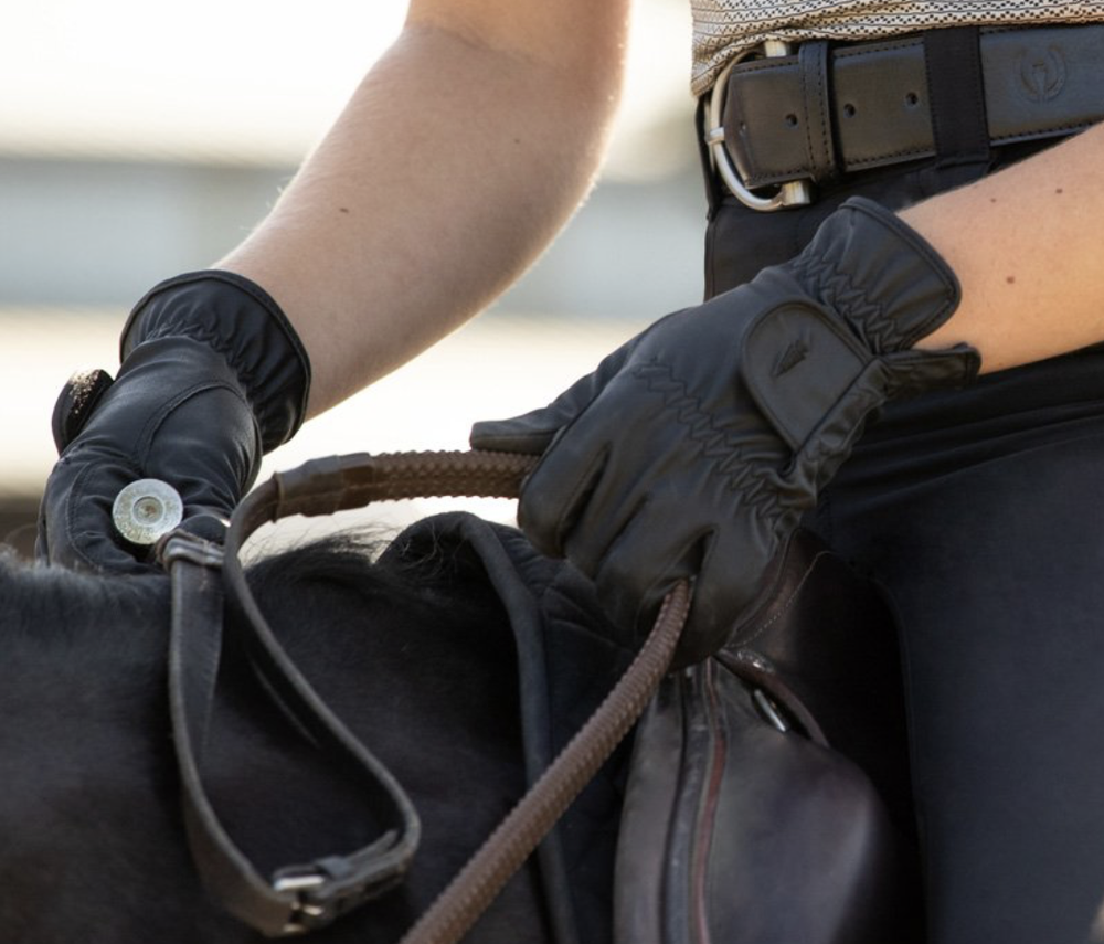 Kerrits Thin to Win Gloves-L-Black
