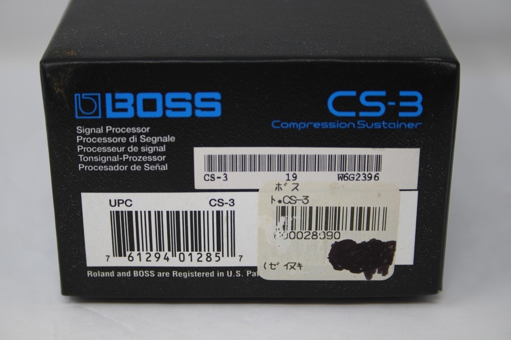 Boss CS-3 Compression Sustainer Guitar Pedal Open Box