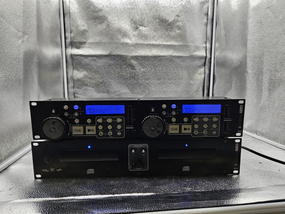 GEMINI CD 70 SYSTEM DJ Setup - Control Unit & Dual CD Player -