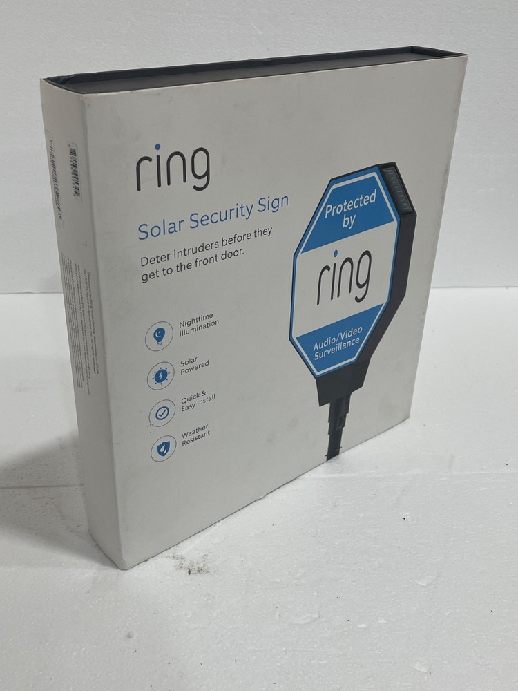 Ring Solar Security Sign