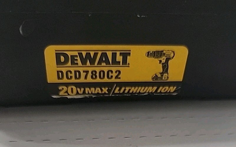 Dewalt P1000 Single Shot Actuated Hammer Tool, Cordless Drill Case, UNTESTED
