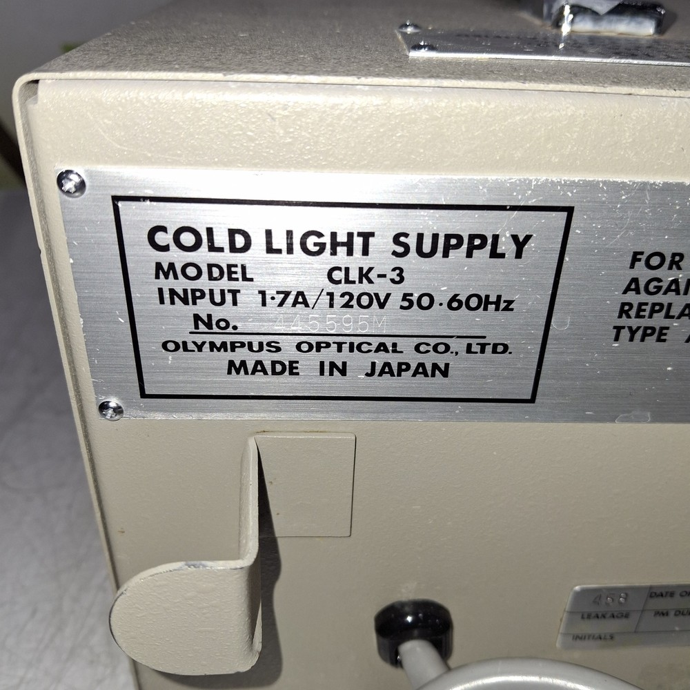 Olympus CLK-3 Cold Light Source