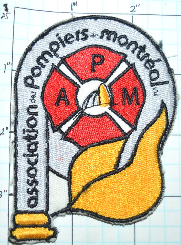 CANADA, ASSOCIATION POMPIERS MONTREAL FIRE DEPT PATCH