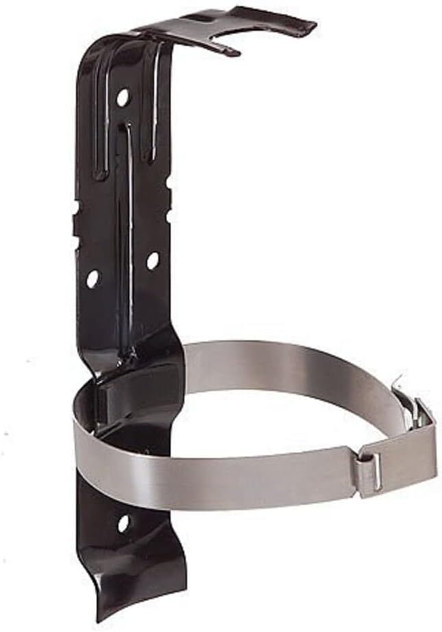FIRST ALERT BRACKET2 Replacement Fire Extinguisher Bracket,Black 1, Black