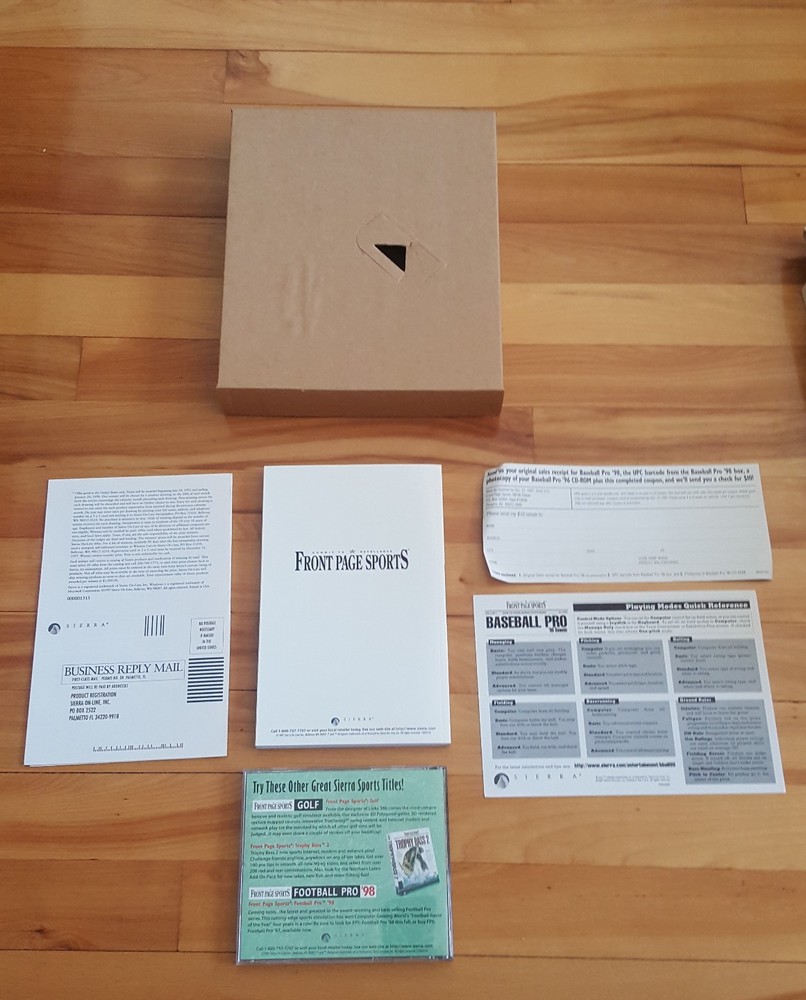 baseball pro 98 pc game