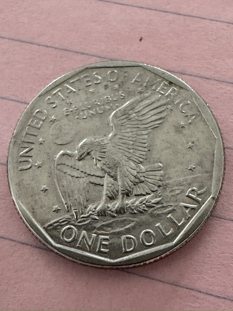 1979 susan b anthony dollar fg Mint Mark Error Above Shoulder G86/9