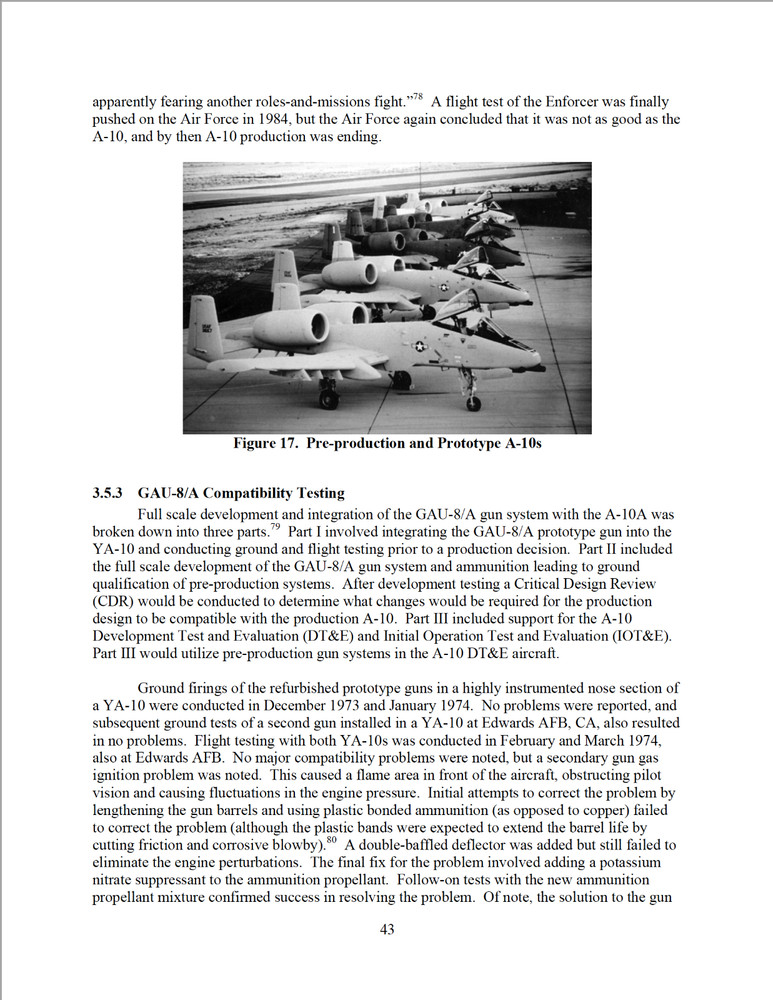 982 Page A-10 THUNDERBOLT WARTHOG FLIGHT ENGINEERING OPERATIONS Manuals on CD