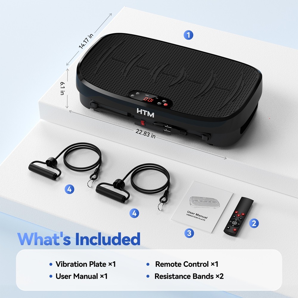 Exercise Machine Vibrate Platform Full Body Shaker Workout Vibrating Shaking