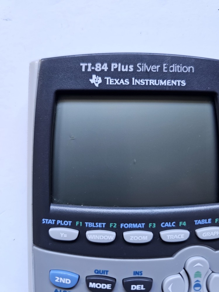 Texas Instruments TI-84 Plus Silver Edition Graphing Calculator Tested & Works