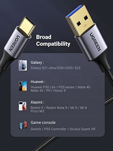 USB to USB C Cable USB C 3.0 Cable 5Gbps Data Transfer Type C Cable Fast 3.3FT