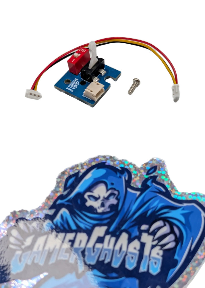 Nintendo GameCube Replacement Lid Switch with Bypass - by Garrett Boyd