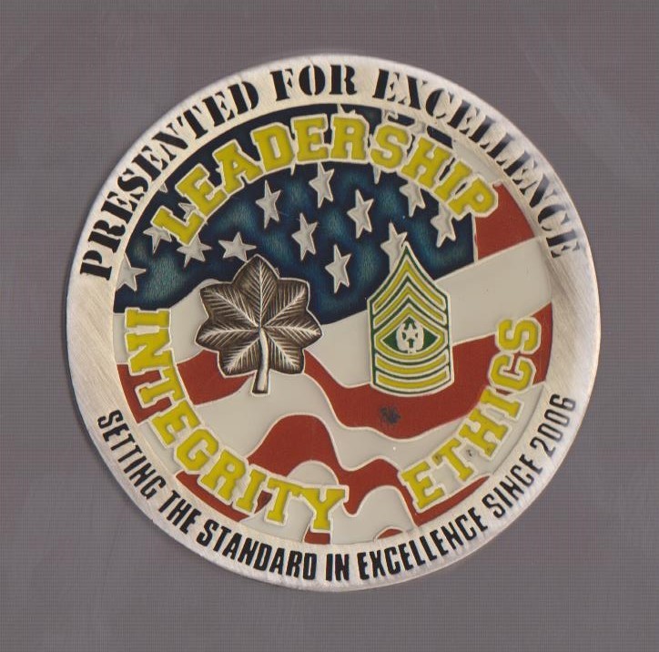 901st Support Battalion Challenge Coin 2 "DIA