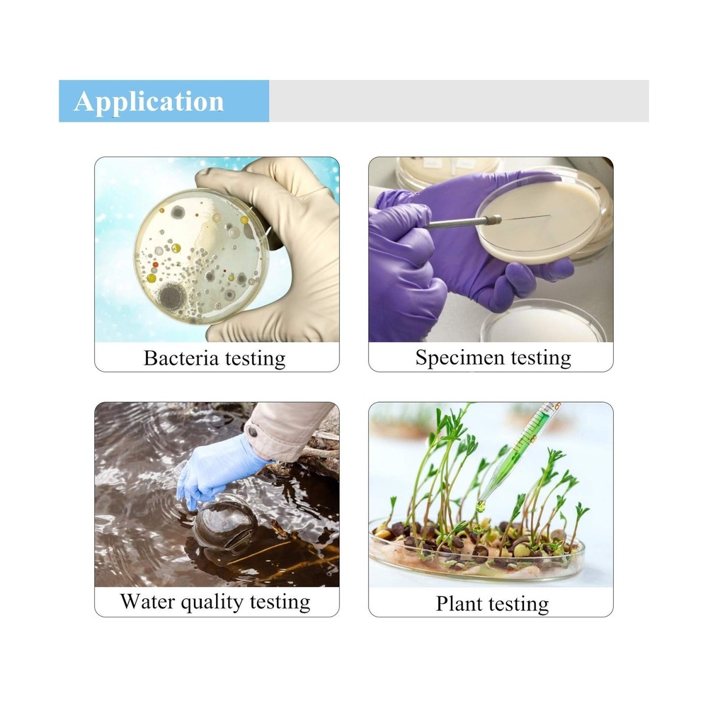 110V Microbial Bacterial Colony Counter Bacterial Quantity Counting Tester