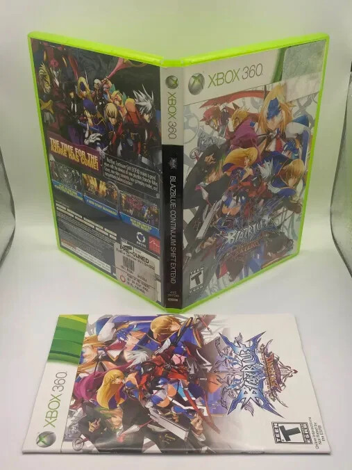 Blazblue: Continuum Shift Extend - (Microsoft Xbox 360) Case And Manual ONLY