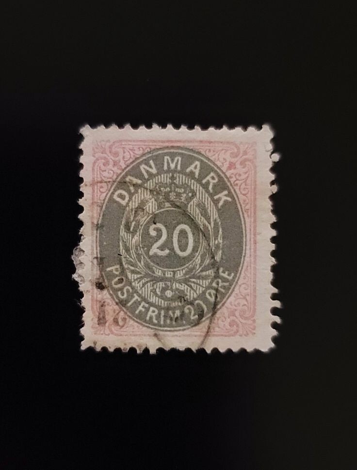 Denmark, Hand Cancel, Scott 31, Used