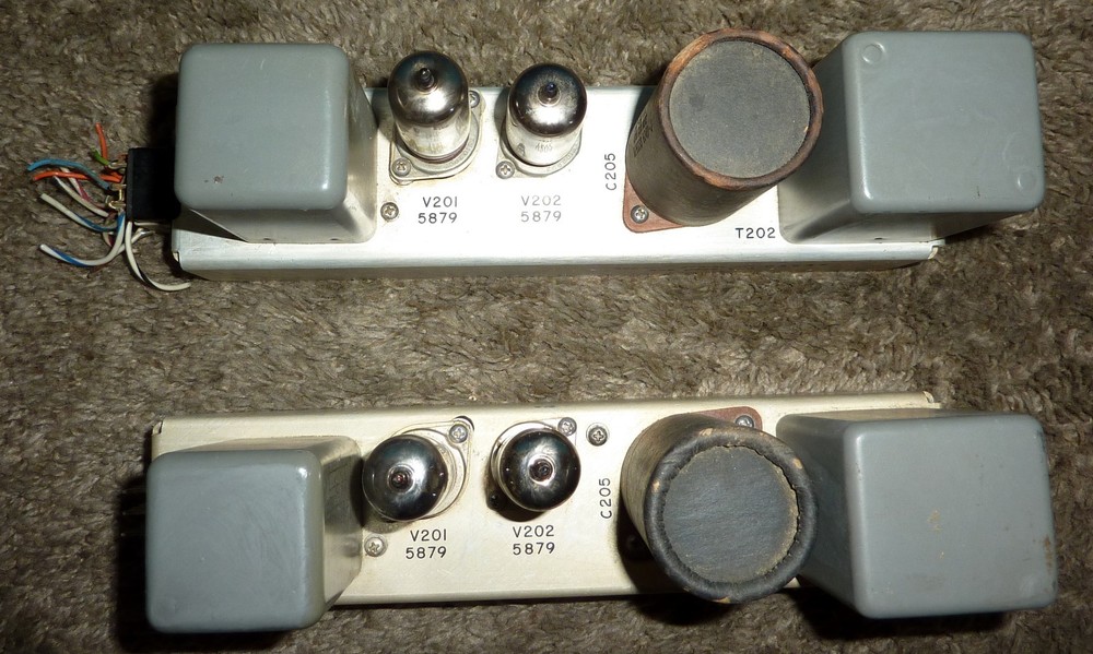 2 Collins 356A-1 Microphone Preamplifiers w/ Paperwork