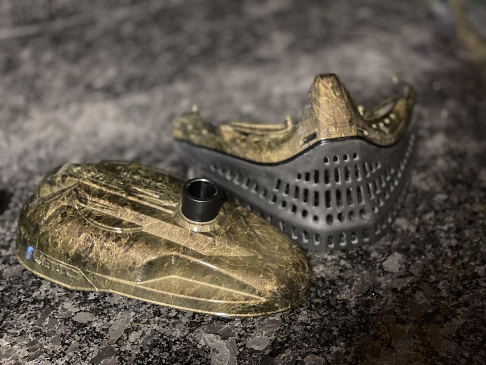 BUNKERKING CTRL 2 Bottom Shell Dipped W/ Auto Clear PAINTBALL LOADER HOPPER