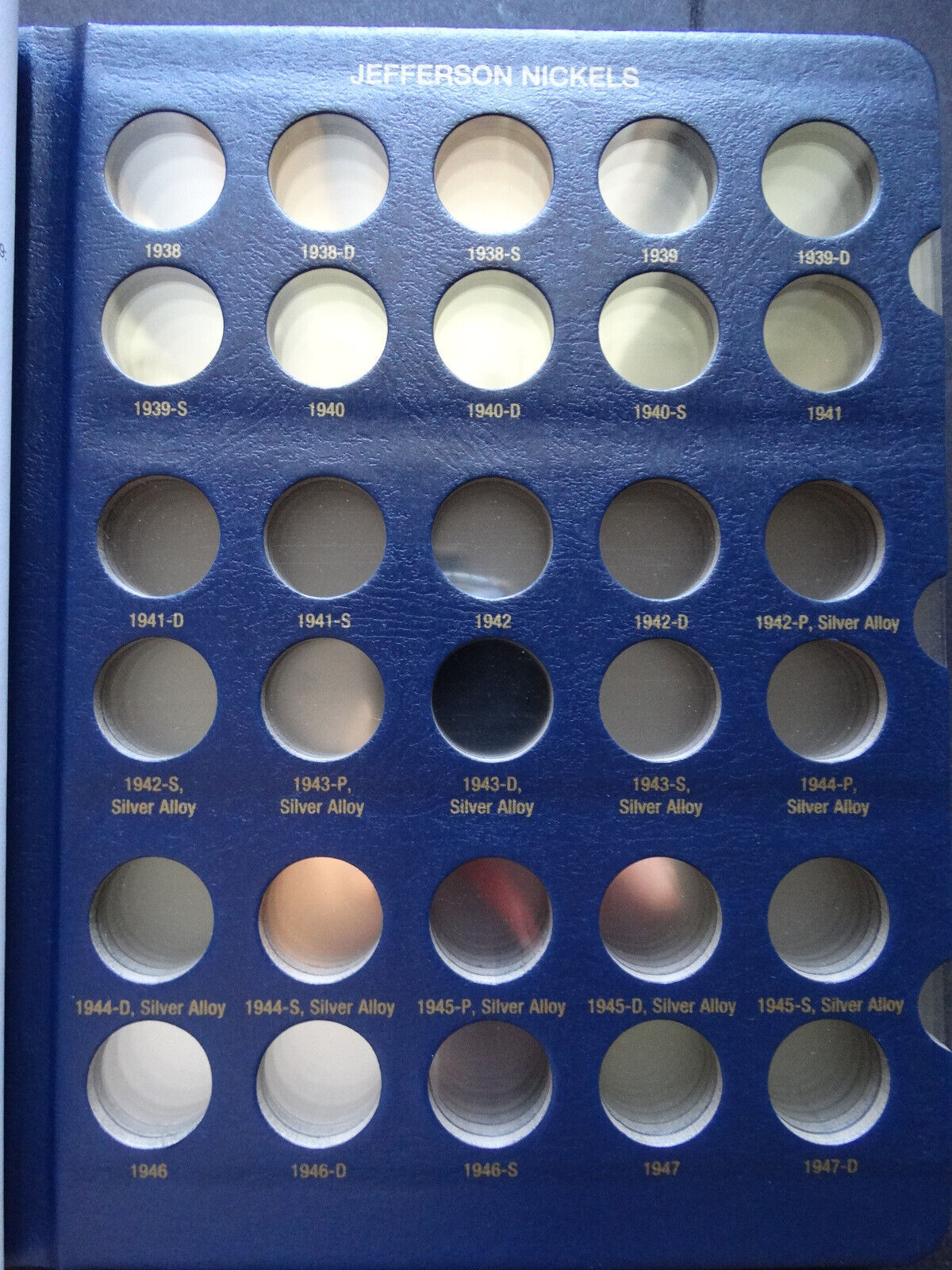 Set of 2 Whitman Jefferson Nickel 1938-2024 Coin Album Book P,D & San Francisco