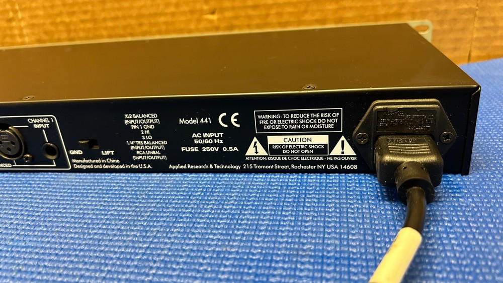 APPLIED RESEARCH AND TECHNOLOGY MODEL 441 EQUALIZER