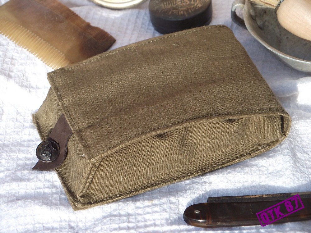 Toiletries bag #1 (model 1936?) cotton duck WW2 Soviet reproduction